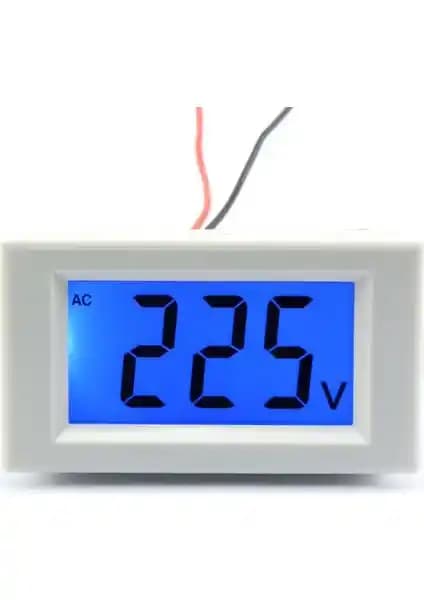 TT-TECHNIC Pm 86B Işıklı Dijital Voltmetre Endüstriyel ve Ev Kullanımı İçin Uygun