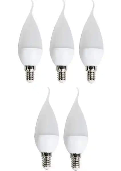 Cata 5'li Kıvrık Mum LED Ampul Seti Modern ve Estetik Aydınlatma Çözümü