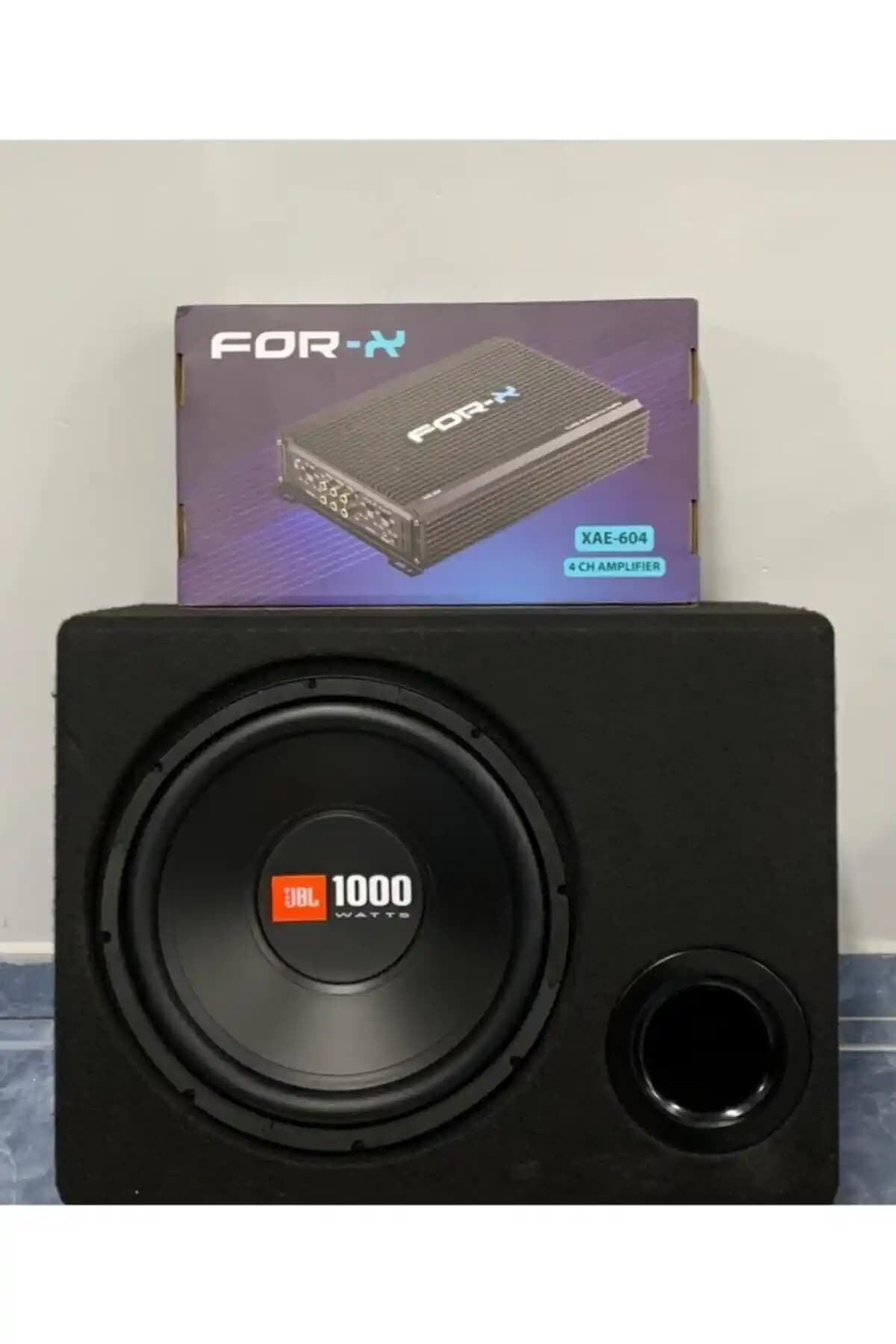 For-X JBL Set 30 Cm Kabinli Bass 1000 Watt ve 3000 Watt Amfi ile Güçlü Ses Deneyimi